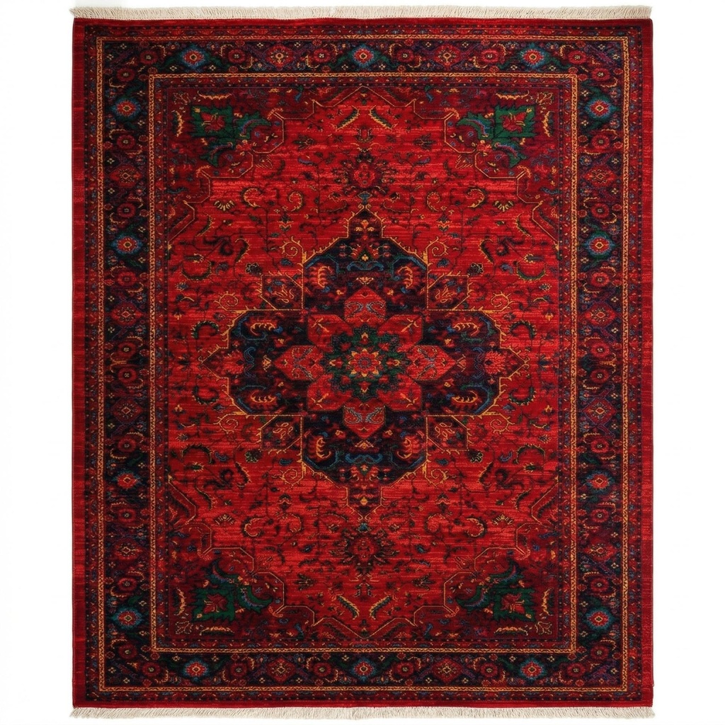Persian Medallion Wool Carpet