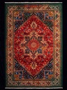 Geometric Medallion Wool Carpet