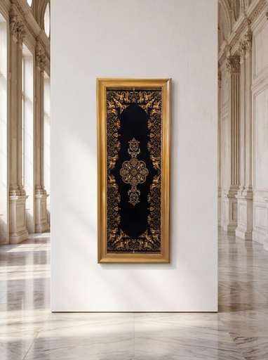 [BLO-CRP-78] Small Silk Carpet - 120×40cm