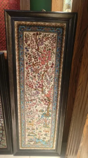 [BLO-CRP-79] Small Silk Carpet - 120×40cm