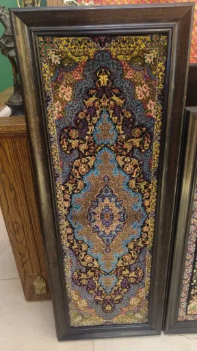[BLO-CRP-80] Small Silk Carpet - 90×30cm