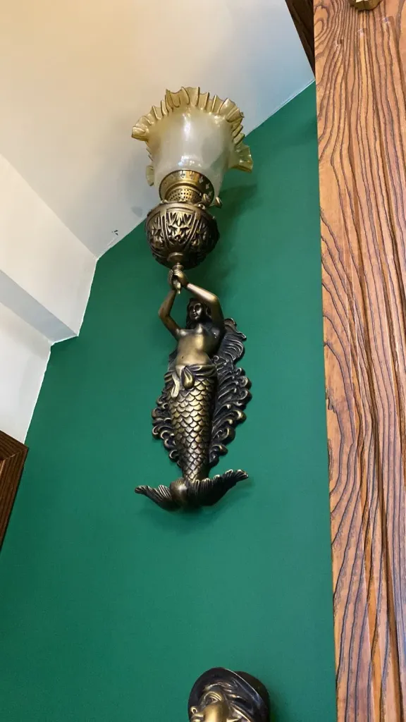 [BLO-ANT-007] Bronze Wall Nymph Sculpture - 80cm