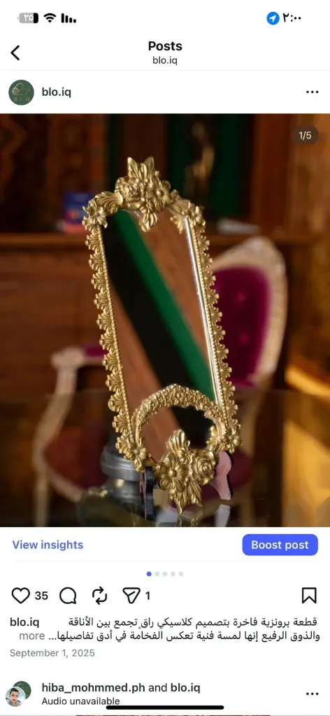 [BLO-DEC-020] Decorative Mirror Set 3 Sizes