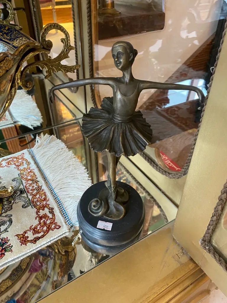 [BLO-ANT-018] Bronze Ballet Dancer - 28cm