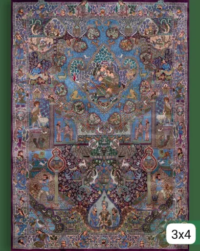 [BLO-CRP-011] سجاد صوف يدوي فاخر - 300×400 سم
