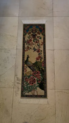 [BLO-CRP-28] Small Silk Carpet - 120×40cm