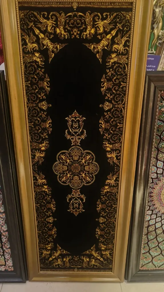 [BLO-CRP-78] Small Silk Carpet - 120×40cm   