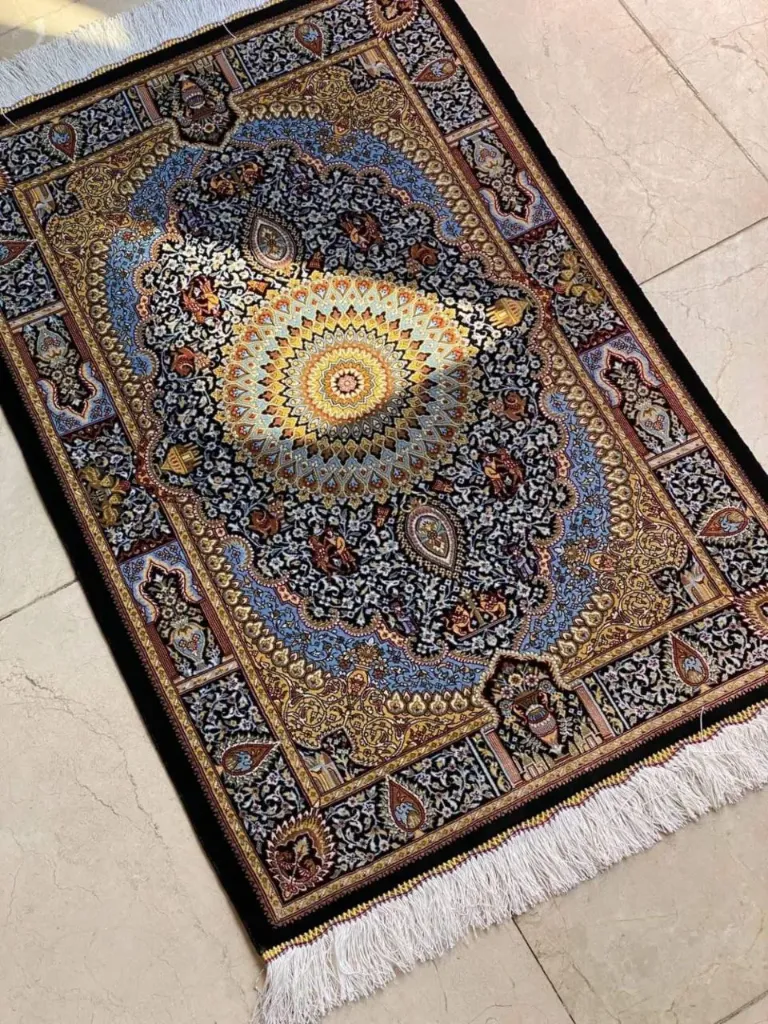 [BLO-CRP-018] سجاد حرير فاخر - 90×60 سم