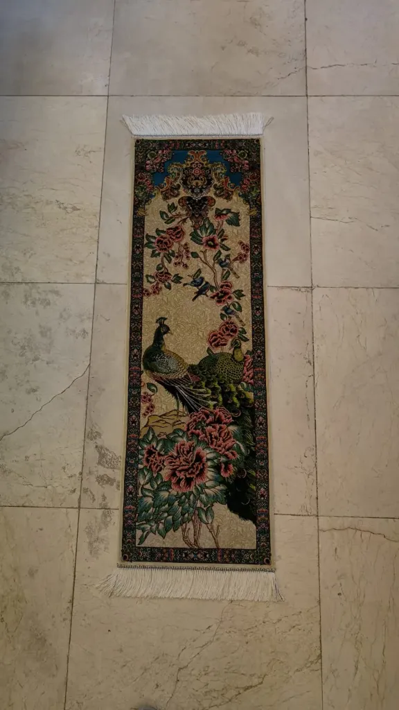 [BLO-CRP-28] Small Silk Carpet - 120×40cm  